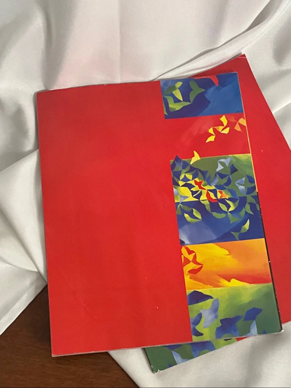 Vintage Paul McCartney World Tour Concert Magazine Spread with Bold Red Imagery